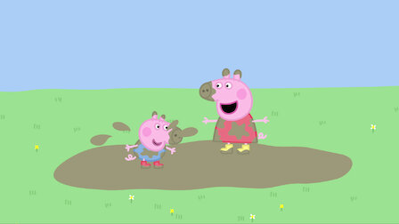 peppa muddy puddle mat